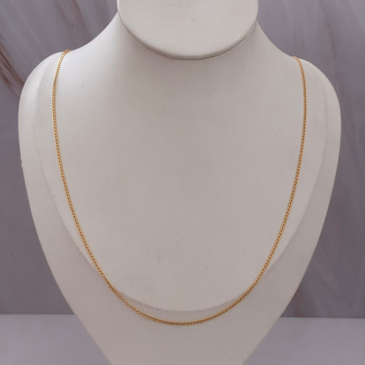 CADENA MINI CUBANA 1,82GR 60CM 1,4MM ORO AMARILLO ITALY 18K