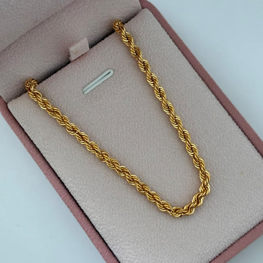 CADENA LAZO 10,7GR 60CM 3,72MM ORO AMARILLO ITALY 18K