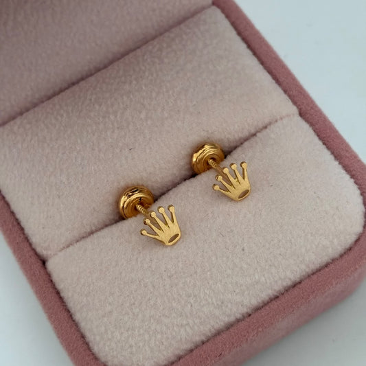 TOPOS CORONA 0,9GR 6MM ORO AMARILLO COL 18K