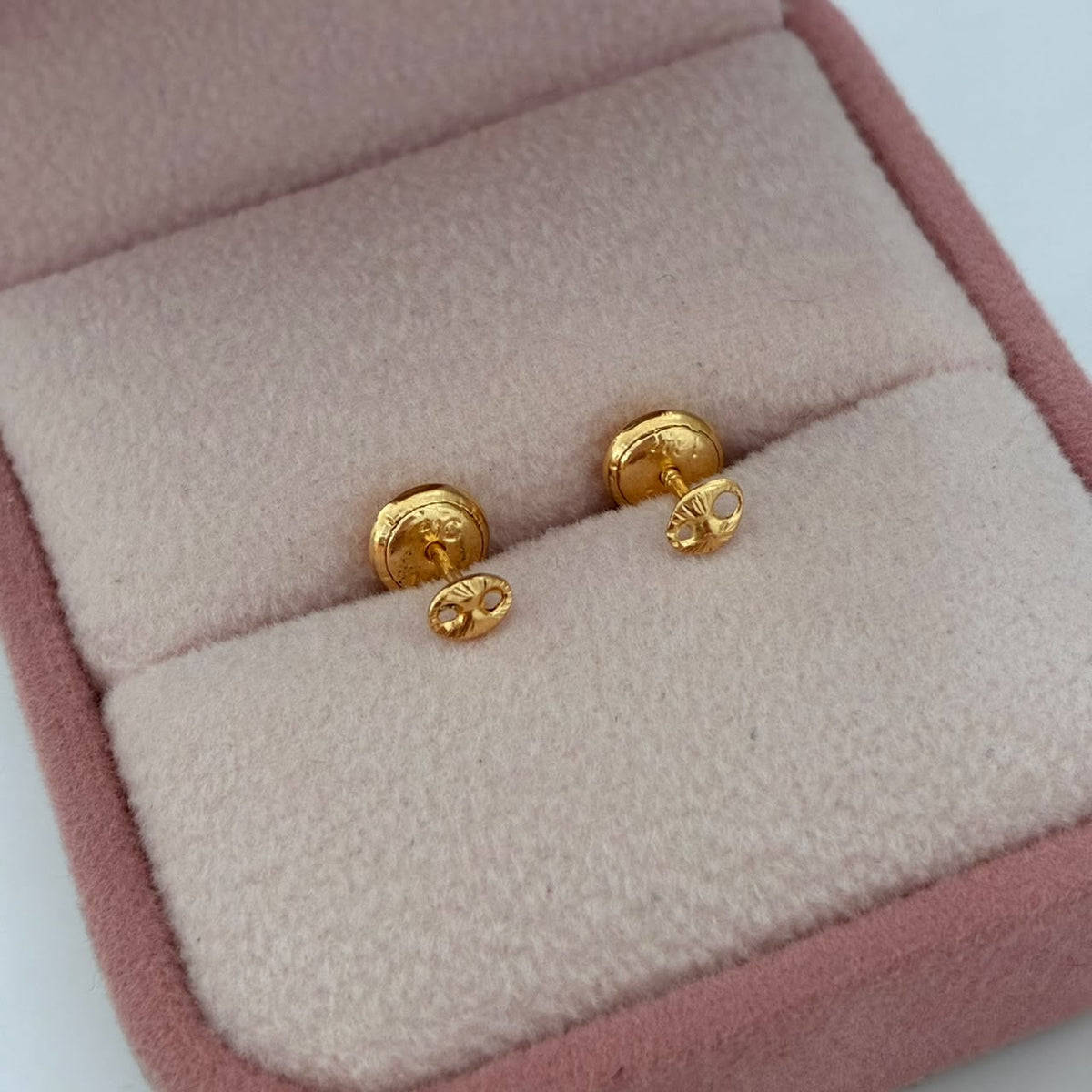 TOPOS GRANO DE CAFÉ 0,5GR 4MM  ORO AMARILLO COL 18K