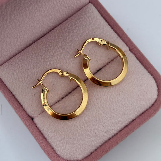 CANGONGAS PIRAMIDES LISAS 1,54GR 2CM ORO AMARILLO COL 18K