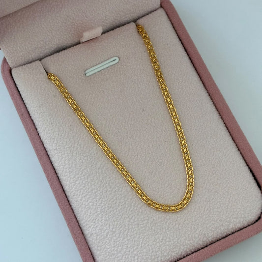 CADENA CHINA 4,05GR 60CM 2,6MM  ORO AMARILLO ITALY 18K