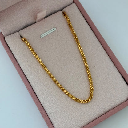 CADENA FRANCO 6,65GR 60CM 1,9MM  ORO AMARILLO ITALY 18K
