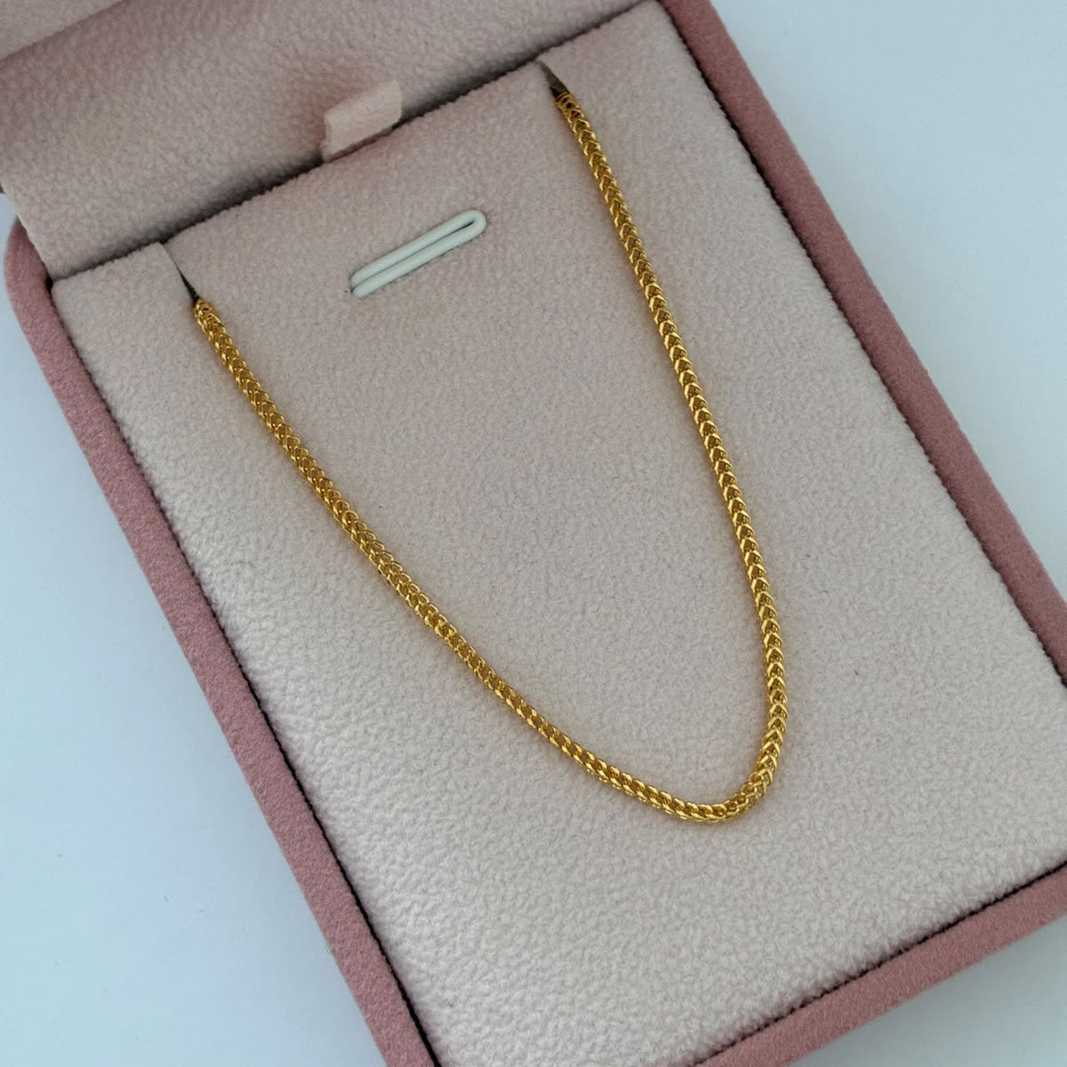 CADENA FRANCO 4,35GR 60CM 1,6MM  ORO AMARILLO ITALY 18K