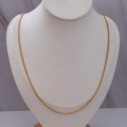 CADENA FRANCO 4,35GR 60CM 1,6MM  ORO AMARILLO ITALY 18K