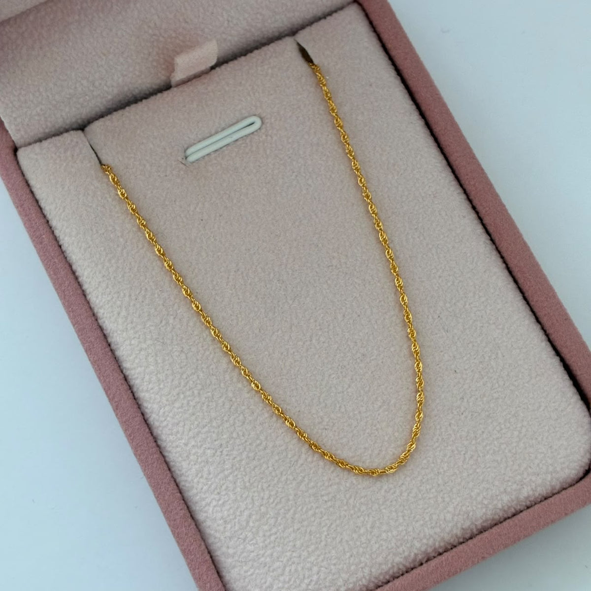 CADENA LAZO 1,65GR 45CM 1,5MM ORO AMARILLO ITALY 18K