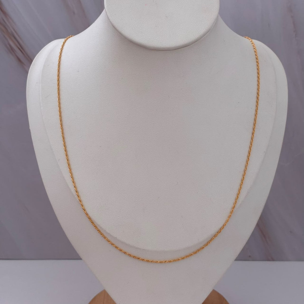 CADENA LAZO 1,65GR 45CM 1,5MM ORO AMARILLO ITALY 18K