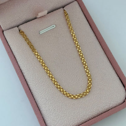 CADENA CHINA 3,65GR 60CM 2,6MM ORO AMARILLO ITALY 18K
