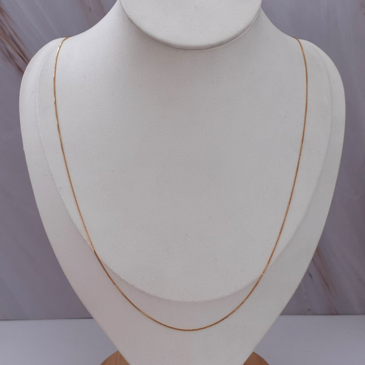 CADENA MINI FRANCO 0,75GR 60CM 0,9MM ORO AMARILLO ITALY 18K